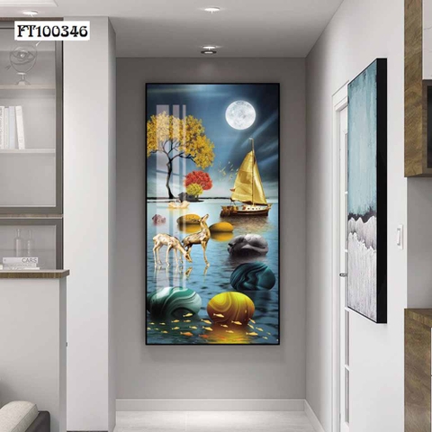 Tranh Hươu Tài Lộc | Tranh Ngọc Việt - Đắk Lắk | Tranh Ngọc Việt - Xưởng Tranh Đẹp Buôn Ma Thuột (BMT) DakLak