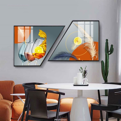 Bộ 2 Tranh Chéo Khuyết | Tranh Ngọc Việt - Đắk Lắk | Tranh Ngọc Việt - Xưởng Tranh Đẹp Buôn Ma Thuột (BMT) DakLak