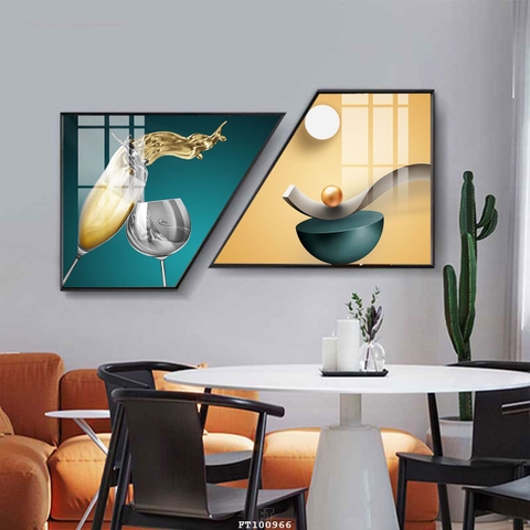 Bộ 2 Tranh Chéo Khuyết | Tranh Ngọc Việt - Đắk Lắk | Tranh Ngọc Việt - Xưởng Tranh Đẹp Buôn Ma Thuột (BMT) DakLak