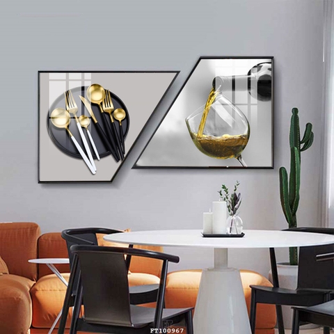 Bộ 2 Tranh Chéo Khuyết | Tranh Ngọc Việt - Đắk Lắk | Tranh Ngọc Việt - Xưởng Tranh Đẹp Buôn Ma Thuột (BMT) DakLak