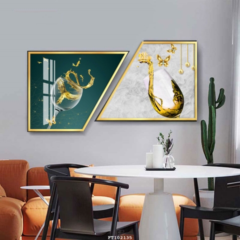 Bộ 2 Tranh Chéo Khuyết | Tranh Ngọc Việt - Đắk Lắk | Tranh Ngọc Việt - Xưởng Tranh Đẹp Buôn Ma Thuột (BMT) DakLak