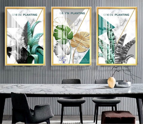 Tranh Lá Cây Nhiệt Đới | Tranh Ngọc Việt - Đắk Lắk | Tranh Ngọc Việt - Xưởng Tranh Đẹp Buôn Ma Thuột (BMT) DakLak