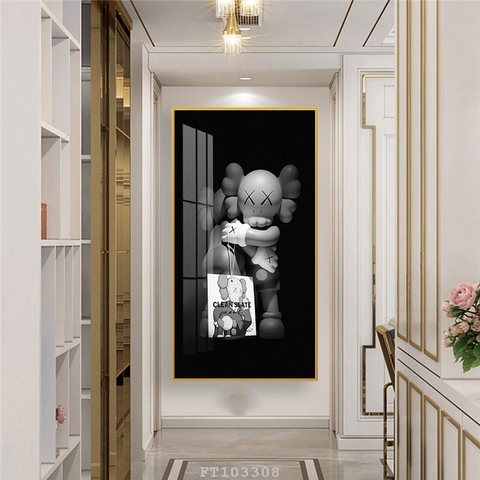 Tranh Gấu Bearbrick - KAWS | Tranh Ngọc Việt - Đắk Lắk | Tranh Ngọc Việt - Xưởng Tranh Đẹp Buôn Ma Thuột (BMT) DakLak