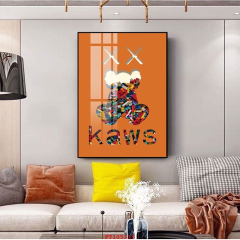 Tranh Gấu Bearbrick - KAWS | Tranh Ngọc Việt - Đắk Lắk | Tranh Ngọc Việt - Xưởng Tranh Đẹp Buôn Ma Thuột (BMT) DakLak