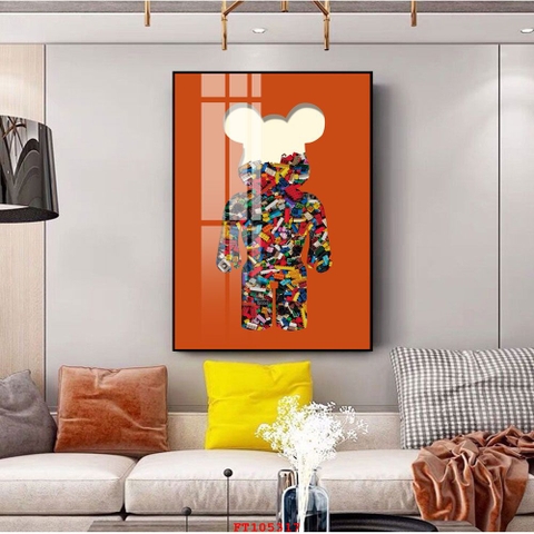 Tranh Gấu Bearbrick - KAWS | Tranh Ngọc Việt - Đắk Lắk | Tranh Ngọc Việt - Xưởng Tranh Đẹp Buôn Ma Thuột (BMT) DakLak