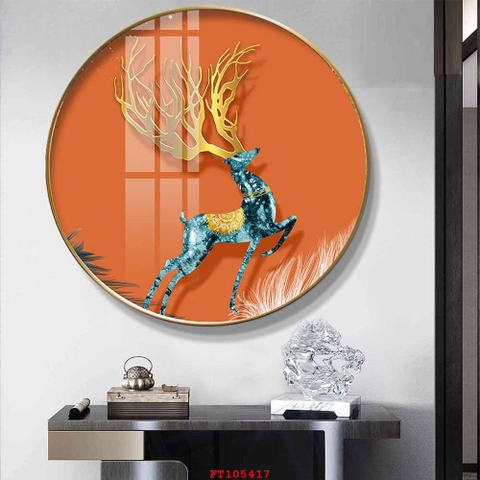 Tranh Hươu Tài Lộc | Tranh Ngọc Việt - Đắk Lắk | Tranh Ngọc Việt - Xưởng Tranh Đẹp Buôn Ma Thuột (BMT) DakLak