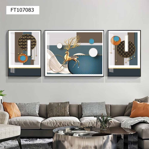 Tranh Hươu Tài Lộc | Tranh Ngọc Việt - Đắk Lắk | Tranh Ngọc Việt - Xưởng Tranh Đẹp Buôn Ma Thuột (BMT) DakLak