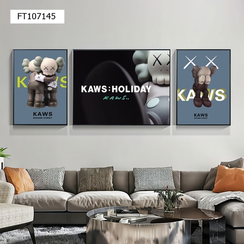 Tranh Gấu Bearbrick - KAWS | Tranh Ngọc Việt - Đắk Lắk | Tranh Ngọc Việt - Xưởng Tranh Đẹp Buôn Ma Thuột (BMT) DakLak