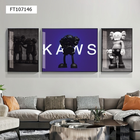 Tranh Gấu Bearbrick - KAWS | Tranh Ngọc Việt - Đắk Lắk | Tranh Ngọc Việt - Xưởng Tranh Đẹp Buôn Ma Thuột (BMT) DakLak