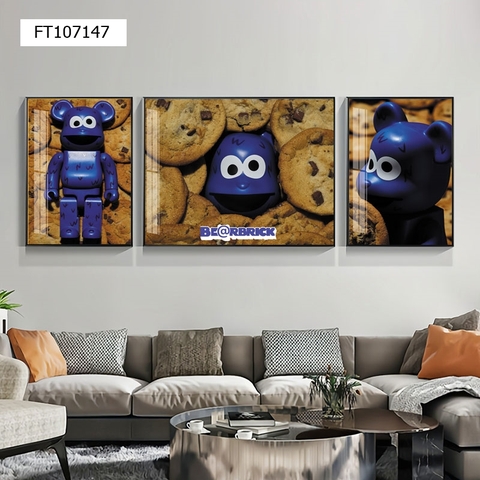 Tranh Gấu Bearbrick - KAWS | Tranh Ngọc Việt - Đắk Lắk | Tranh Ngọc Việt - Xưởng Tranh Đẹp Buôn Ma Thuột (BMT) DakLak