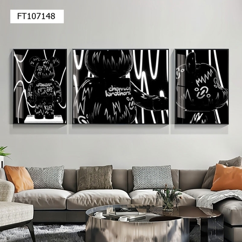 Tranh Gấu Bearbrick - KAWS | Tranh Ngọc Việt - Đắk Lắk | Tranh Ngọc Việt - Xưởng Tranh Đẹp Buôn Ma Thuột (BMT) DakLak