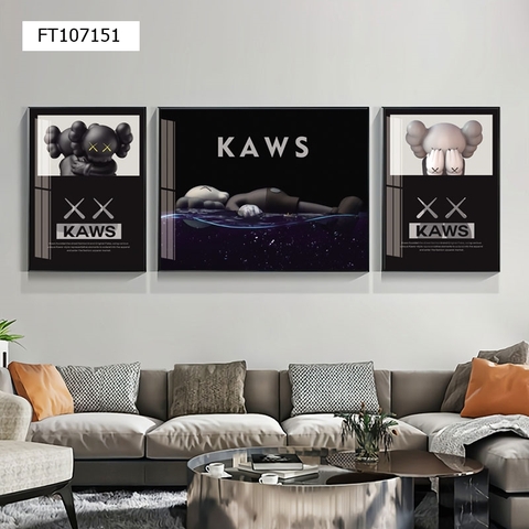 Tranh Gấu Bearbrick - KAWS | Tranh Ngọc Việt - Đắk Lắk | Tranh Ngọc Việt - Xưởng Tranh Đẹp Buôn Ma Thuột (BMT) DakLak