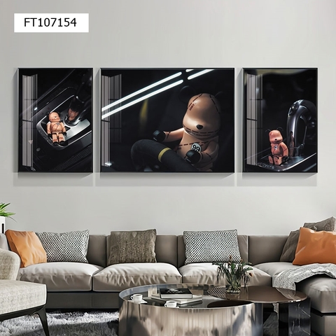 Tranh Gấu Bearbrick - KAWS | Tranh Ngọc Việt - Đắk Lắk | Tranh Ngọc Việt - Xưởng Tranh Đẹp Buôn Ma Thuột (BMT) DakLak