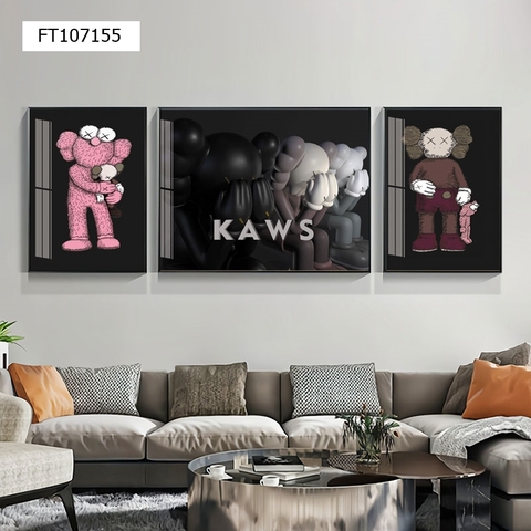 Tranh Gấu Bearbrick - KAWS | Tranh Ngọc Việt - Đắk Lắk | Tranh Ngọc Việt - Xưởng Tranh Đẹp Buôn Ma Thuột (BMT) DakLak