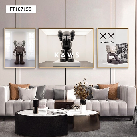 Tranh Gấu Bearbrick - KAWS | Tranh Ngọc Việt - Đắk Lắk | Tranh Ngọc Việt - Xưởng Tranh Đẹp Buôn Ma Thuột (BMT) DakLak