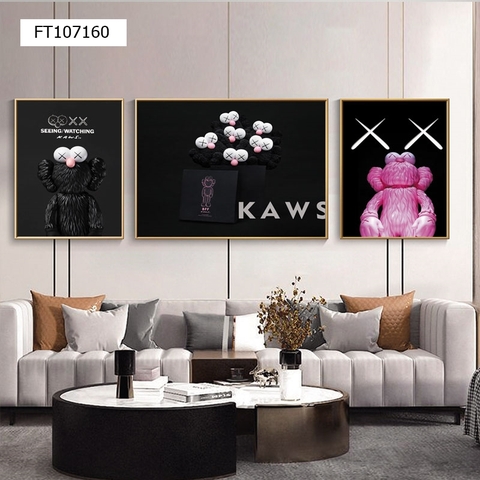 Tranh Gấu Bearbrick - KAWS | Tranh Ngọc Việt - Đắk Lắk | Tranh Ngọc Việt - Xưởng Tranh Đẹp Buôn Ma Thuột (BMT) DakLak