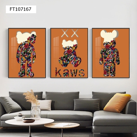 Tranh Gấu Bearbrick - KAWS | Tranh Ngọc Việt - Đắk Lắk | Tranh Ngọc Việt - Xưởng Tranh Đẹp Buôn Ma Thuột (BMT) DakLak