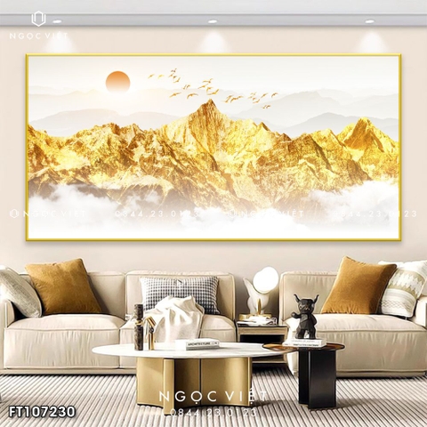 Tranh Phonh Cảnh Núi | Tranh Ngọc Việt - Đắk Lắk | Tranh Ngọc Việt - Xưởng Tranh Đẹp Buôn Ma Thuột (BMT) DakLak
