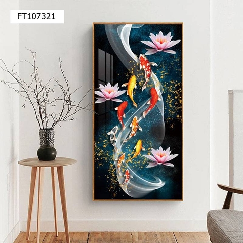 Tranh Cửu Ngư Quần Hội | Tranh Ngọc Việt - Đắk Lắk | Tranh Ngọc Việt - Xưởng Tranh Đẹp Buôn Ma Thuột (BMT) DakLak