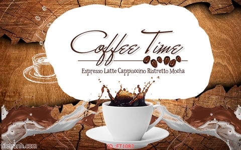 Tranh Dán Tường Quán Cà Phê | Tranh Ngọc Việt - Đắk Lắk | Tranh Ngọc Việt - Xưởng Tranh Đẹp Buôn Ma Thuột (BMT) DakLak