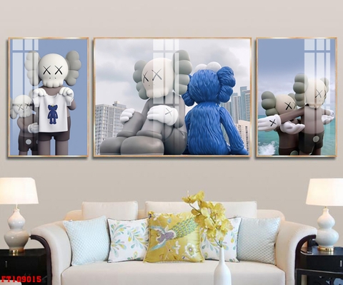 Tranh Gấu Bearbrick - KAWS | Tranh Ngọc Việt - Đắk Lắk | Tranh Ngọc Việt - Xưởng Tranh Đẹp Buôn Ma Thuột (BMT) DakLak