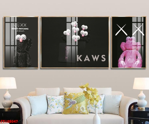 Tranh Gấu Bearbrick - KAWS | Tranh Ngọc Việt - Đắk Lắk | Tranh Ngọc Việt - Xưởng Tranh Đẹp Buôn Ma Thuột (BMT) DakLak