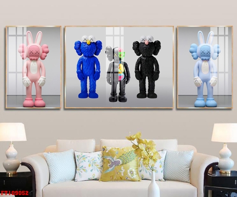 Tranh Gấu Bearbrick - KAWS | Tranh Ngọc Việt - Đắk Lắk | Tranh Ngọc Việt - Xưởng Tranh Đẹp Buôn Ma Thuột (BMT) DakLak