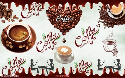 Tranh Dán Tường Quán Cà Phê | Tranh Ngọc Việt - Đắk Lắk | Tranh Ngọc Việt - Xưởng Tranh Đẹp Buôn Ma Thuột (BMT) DakLak