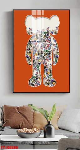 Tranh Gấu Bearbrick - KAWS | Tranh Ngọc Việt - Đắk Lắk | Tranh Ngọc Việt - Xưởng Tranh Đẹp Buôn Ma Thuột (BMT) DakLak