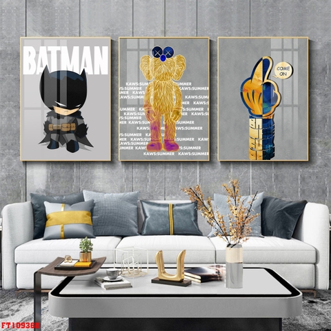 Tranh Gấu Bearbrick - KAWS | Tranh Ngọc Việt - Đắk Lắk | Tranh Ngọc Việt - Xưởng Tranh Đẹp Buôn Ma Thuột (BMT) DakLak