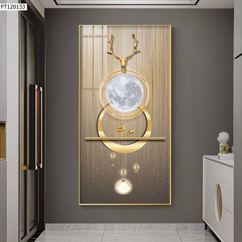 Tranh Hươu Tài Lộc | Tranh Ngọc Việt - Đắk Lắk | Tranh Ngọc Việt - Xưởng Tranh Đẹp Buôn Ma Thuột (BMT) DakLak