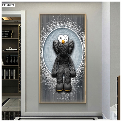 Tranh Gấu Bearbrick - KAWS | Tranh Ngọc Việt - Đắk Lắk | Tranh Ngọc Việt - Xưởng Tranh Đẹp Buôn Ma Thuột (BMT) DakLak