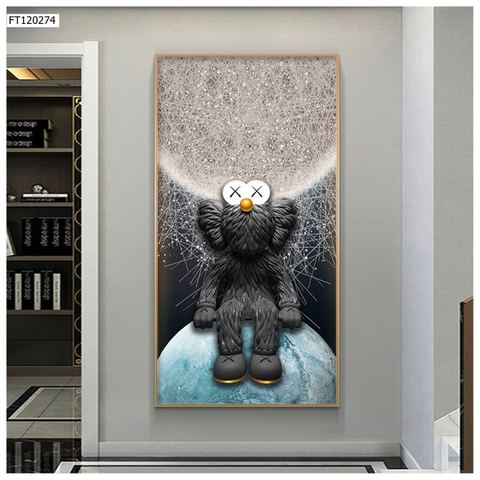 Tranh Gấu Bearbrick - KAWS | Tranh Ngọc Việt - Đắk Lắk | Tranh Ngọc Việt - Xưởng Tranh Đẹp Buôn Ma Thuột (BMT) DakLak