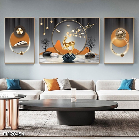 Tranh Hươu Tài Lộc | Tranh Ngọc Việt - Đắk Lắk | Tranh Ngọc Việt - Xưởng Tranh Đẹp Buôn Ma Thuột (BMT) DakLak