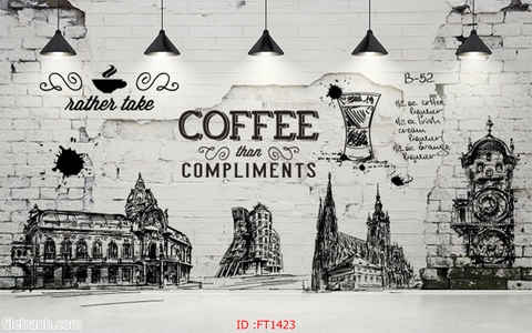 Tranh Dán Tường Quán Cà Phê | Tranh Ngọc Việt - Đắk Lắk | Tranh Ngọc Việt - Xưởng Tranh Đẹp Buôn Ma Thuột (BMT) DakLak