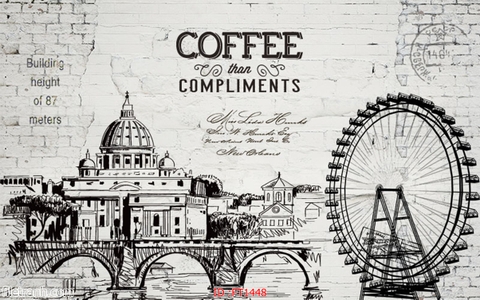 Tranh Dán Tường Quán Cà Phê | Tranh Ngọc Việt - Đắk Lắk | Tranh Ngọc Việt - Xưởng Tranh Đẹp Buôn Ma Thuột (BMT) DakLak