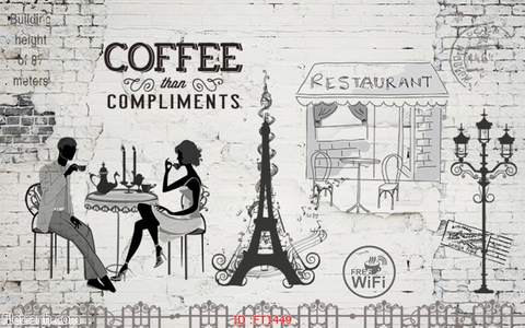 Tranh Dán Tường Quán Cà Phê | Tranh Ngọc Việt - Đắk Lắk | Tranh Ngọc Việt - Xưởng Tranh Đẹp Buôn Ma Thuột (BMT) DakLak