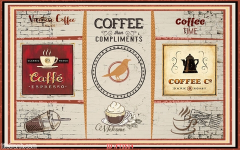 Tranh Dán Tường Quán Cà Phê | Tranh Ngọc Việt - Đắk Lắk | Tranh Ngọc Việt - Xưởng Tranh Đẹp Buôn Ma Thuột (BMT) DakLak