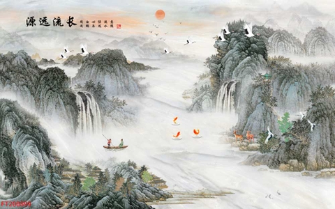 Tranh Thủy Mặc Trung Hoa | Tranh Ngọc Việt - Đắk Lắk | Tranh Ngọc Việt - Xưởng Tranh Đẹp Buôn Ma Thuột (BMT) DakLak