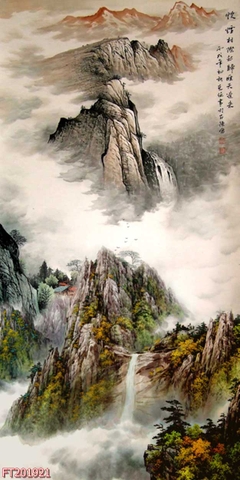 Tranh Thủy Mặc Trung Hoa | Tranh Ngọc Việt - Đắk Lắk | Tranh Ngọc Việt - Xưởng Tranh Đẹp Buôn Ma Thuột (BMT) DakLak