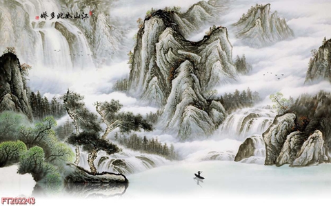 Tranh Thủy Mặc Trung Hoa | Tranh Ngọc Việt - Đắk Lắk | Tranh Ngọc Việt - Xưởng Tranh Đẹp Buôn Ma Thuột (BMT) DakLak