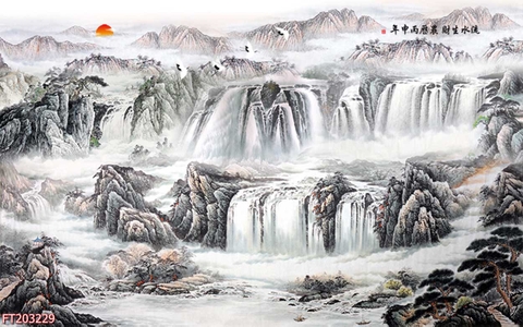 Tranh Thủy Mặc Trung Hoa | Tranh Ngọc Việt - Đắk Lắk | Tranh Ngọc Việt - Xưởng Tranh Đẹp Buôn Ma Thuột (BMT) DakLak