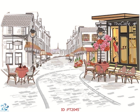 Tranh Dán Tường Quán Cà Phê | Tranh Ngọc Việt - Đắk Lắk | Tranh Ngọc Việt - Xưởng Tranh Đẹp Buôn Ma Thuột (BMT) DakLak