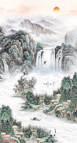 Tranh Thủy Mặc Trung Hoa | Tranh Ngọc Việt - Đắk Lắk | Tranh Ngọc Việt - Xưởng Tranh Đẹp Buôn Ma Thuột (BMT) DakLak