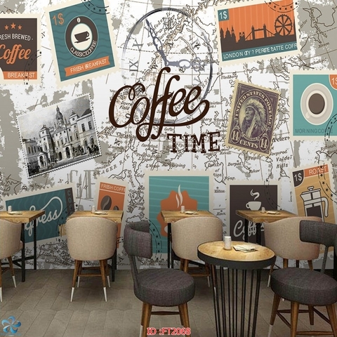 Tranh Dán Tường Quán Cà Phê | Tranh Ngọc Việt - Đắk Lắk | Tranh Ngọc Việt - Xưởng Tranh Đẹp Buôn Ma Thuột (BMT) DakLak