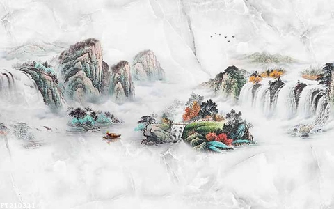 Tranh Thủy Mặc Trung Hoa | Tranh Ngọc Việt - Đắk Lắk | Tranh Ngọc Việt - Xưởng Tranh Đẹp Buôn Ma Thuột (BMT) DakLak