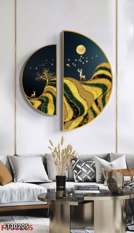 Tranh Bán Nguyệt Mới | Tranh Ngọc Việt - Đắk Lắk | Tranh Ngọc Việt - Xưởng Tranh Đẹp Buôn Ma Thuột (BMT) DakLak