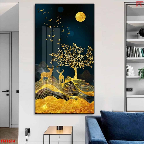 Tranh Hươu Tài Lộc | Tranh Ngọc Việt - Đắk Lắk | Tranh Ngọc Việt - Xưởng Tranh Đẹp Buôn Ma Thuột (BMT) DakLak