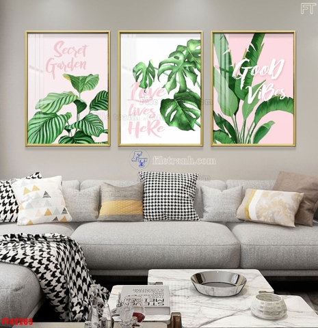 Tranh Lá Cây Nhiệt Đới | Tranh Ngọc Việt - Đắk Lắk | Tranh Ngọc Việt - Xưởng Tranh Đẹp Buôn Ma Thuột (BMT) DakLak