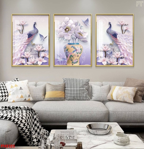 Tranh Chim Công Đẹp | Tranh Ngọc Việt - Đắk Lắk | Tranh Ngọc Việt - Xưởng Tranh Đẹp Buôn Ma Thuột (BMT) DakLak